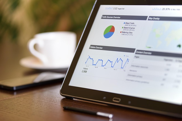 Machine learning data analytics strategy dashboard